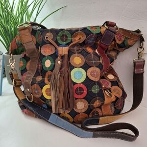 APC Colorful Leather Hobo Bag